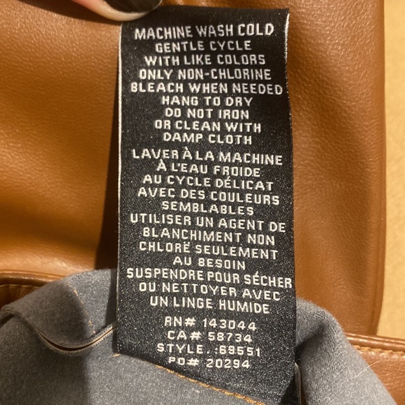 7 For All Mankind Faux Leather Slim Pant - Picture 14 of 14